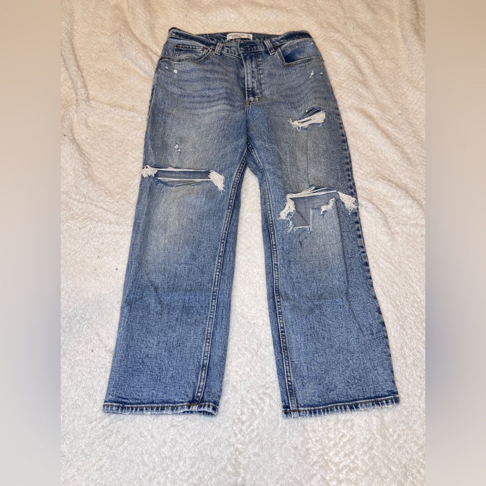 Abercrombie & Fitch Straight Blue Jeans Timeless Design